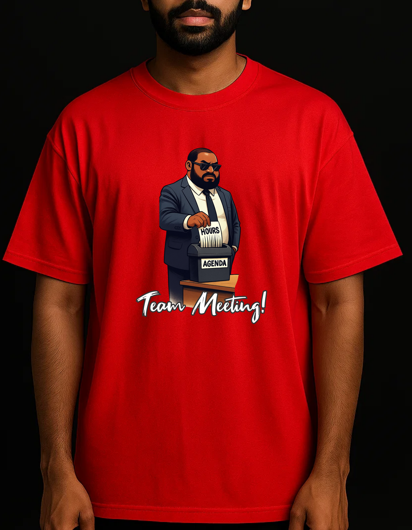 Rebelizzed TEAM MEETINGS – Soft, Durable and Premium 100% Cotton T-Shirts for Men - REBELIZZED