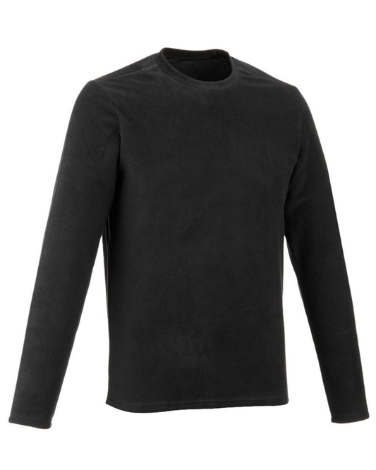 Rebelizzed Sweater Round Neck Plain Black for Men - REBELIZZED