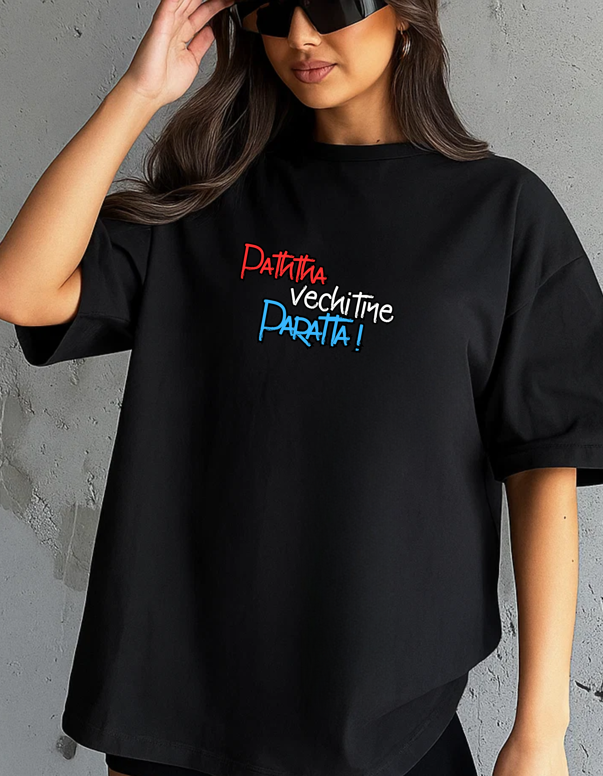 Rebelizzed Festival Vibe – Graphic Unisex Round Neck Cotton Tee - Paththa vechitiye Paratta! - 1 - REBELIZZED
