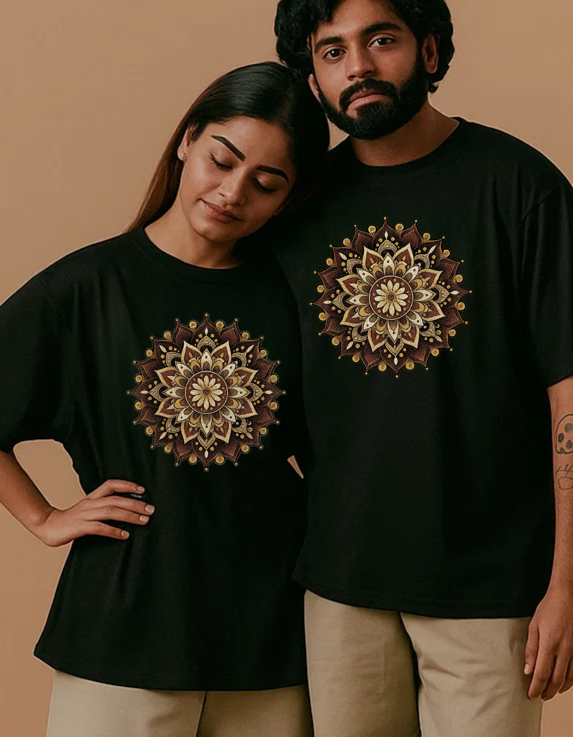 Rebelizzed Festival Vibe – Graphic Unisex Round Neck Cotton Tee -Rebel Radiance - REBELIZZED