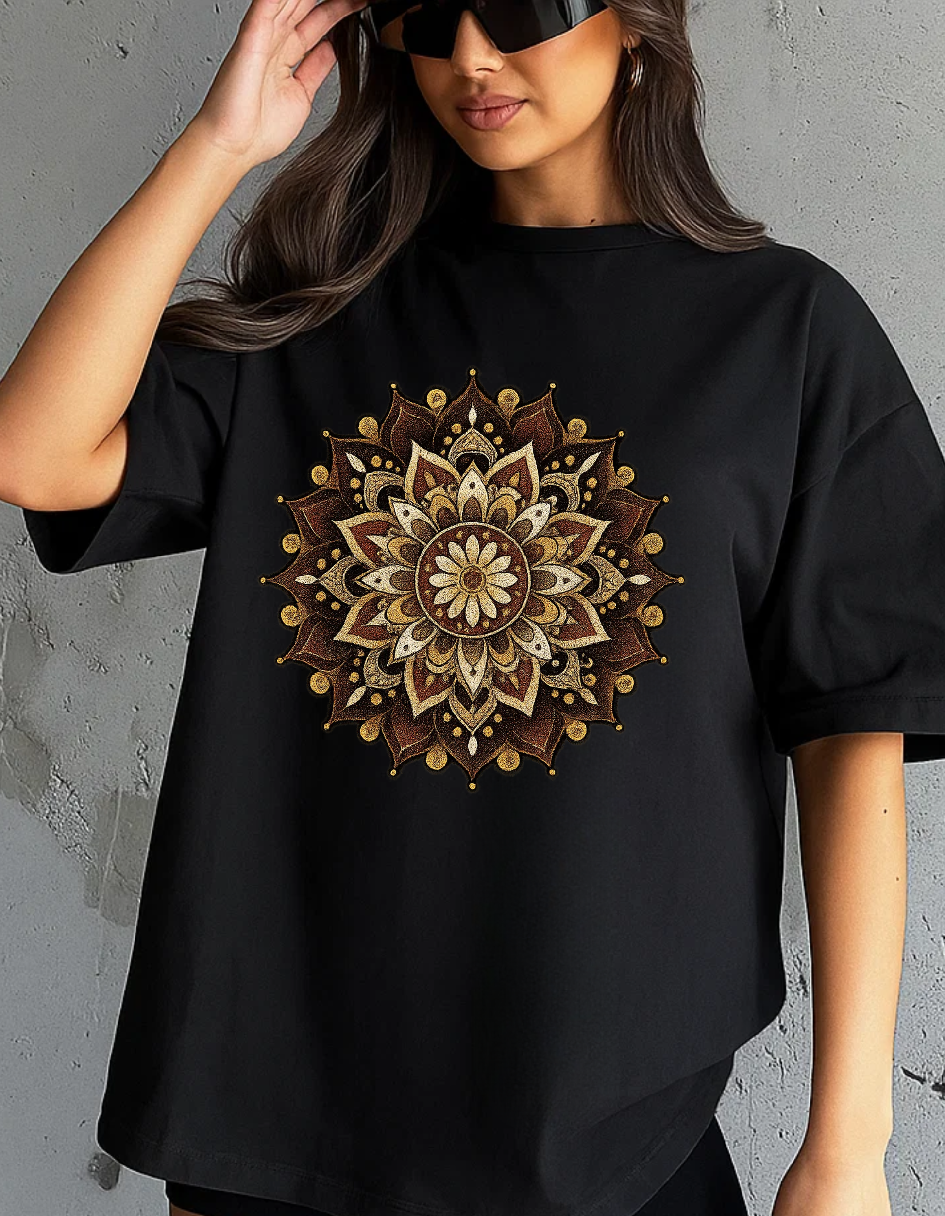 Rebelizzed Festival Vibe – Graphic Unisex Round Neck Cotton Tee -Rebel Radiance - REBELIZZED