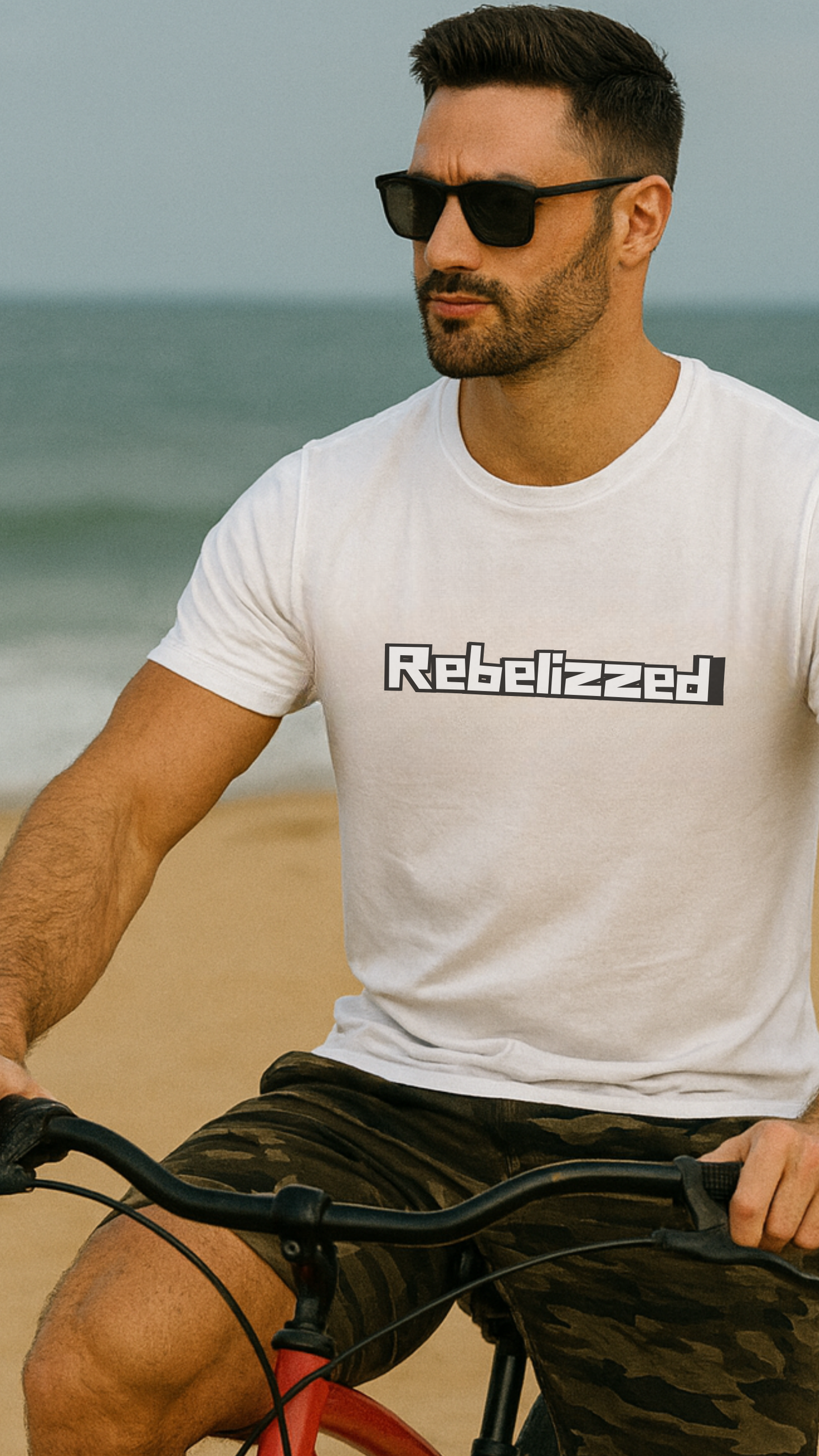 Rebelizzed Soft 100% Cotton Relaxed Fit tees for Casual hangouts, Fitness and Sports Activities - REBELIZZED