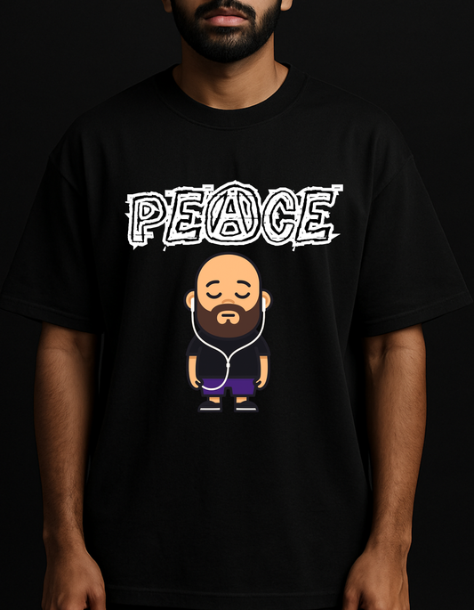 Rebelizzed PEACE – Soft, Breathable & Durable Streetwear - 100% Cotton T-Shirts for Men - REBELIZZED