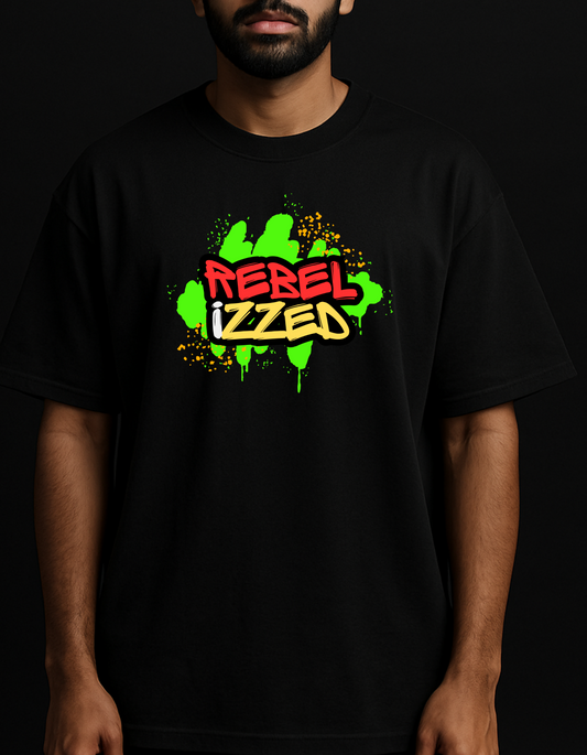 Rebelizzed SPLASH – Soft, Breathable & Durable Streetwear - 100% Cotton T-Shirts for Men - REBELIZZED
