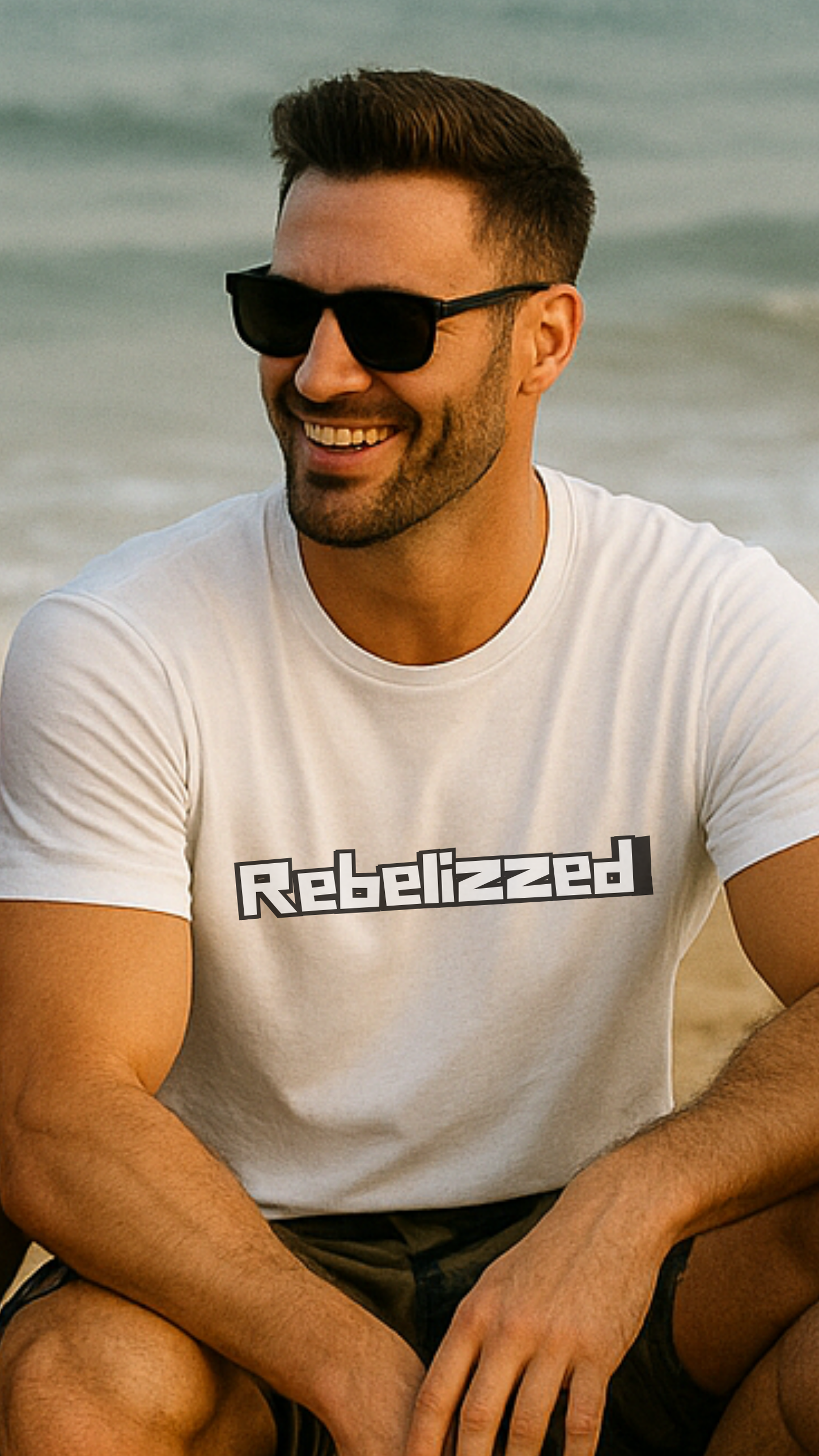 Rebelizzed Soft 100% Cotton Relaxed Fit tees for Casual hangouts, Fitness and Sports Activities - REBELIZZED