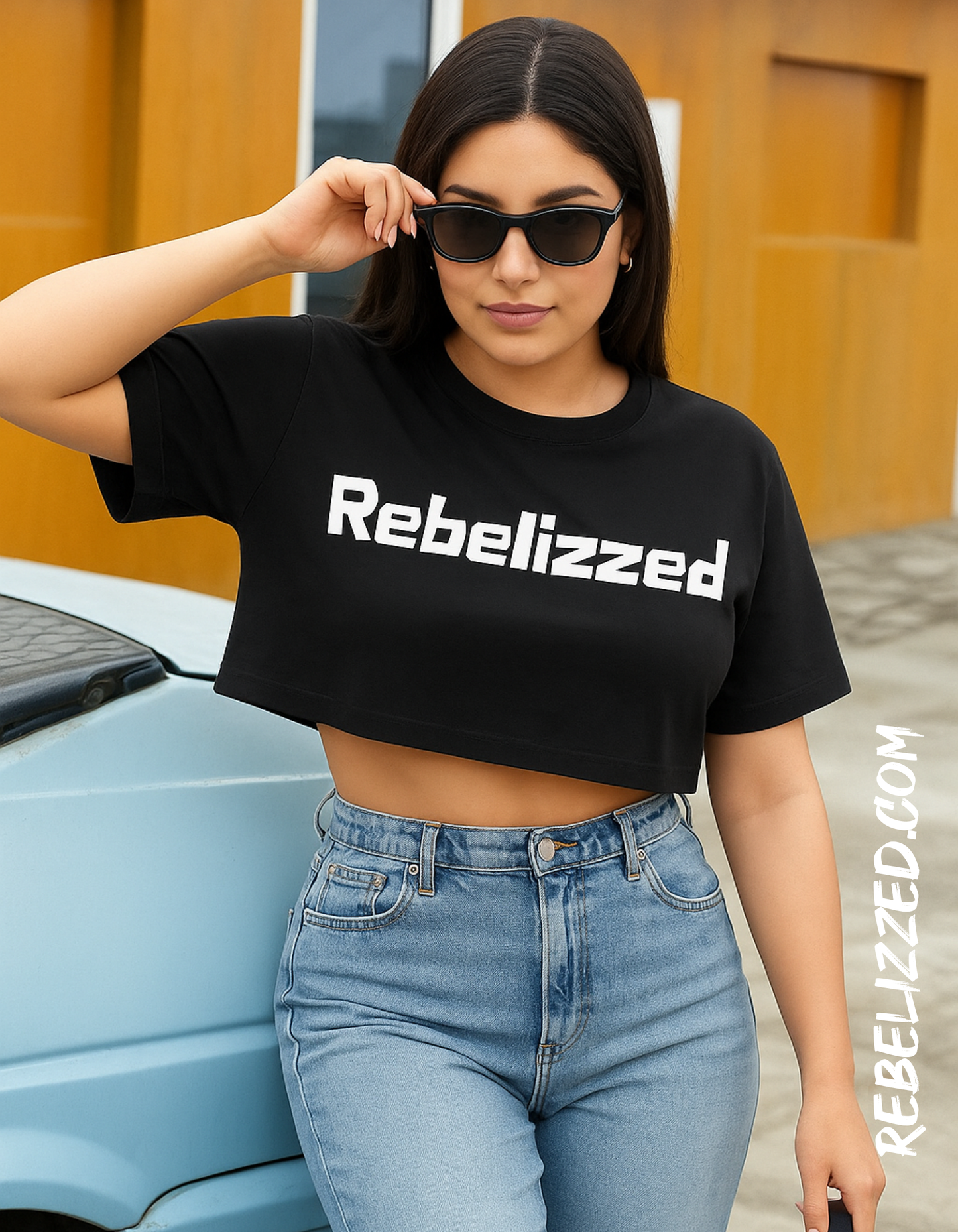 Rebelizzed Women CropTop 100% premium cotton, soft and durable tees for casual activities - REBELIZZED