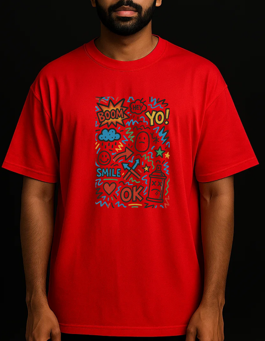 Rebelizzed SMILEYS – Soft, Durable and Premium 100% Cotton T-Shirts for Men - REBELIZZED
