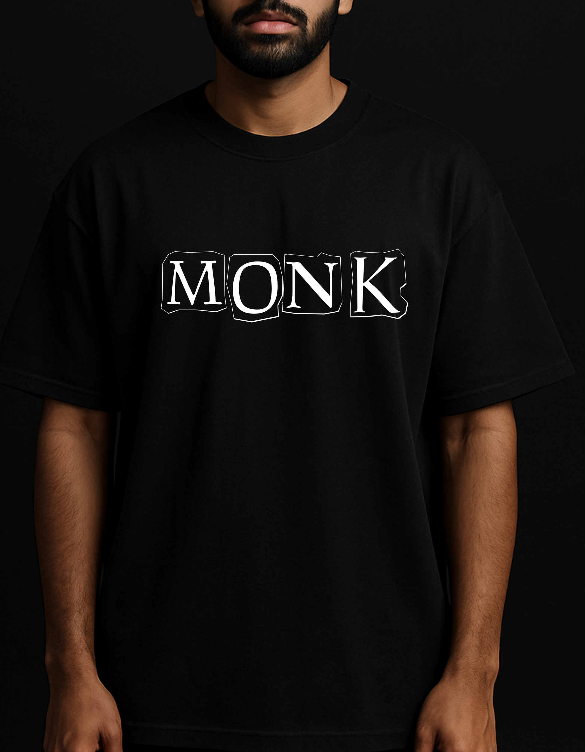 Rebelizzed MONK (BACK PRINT)– Soft, Durable and Premium 100% Cotton T-Shirts for Men - REBELIZZED