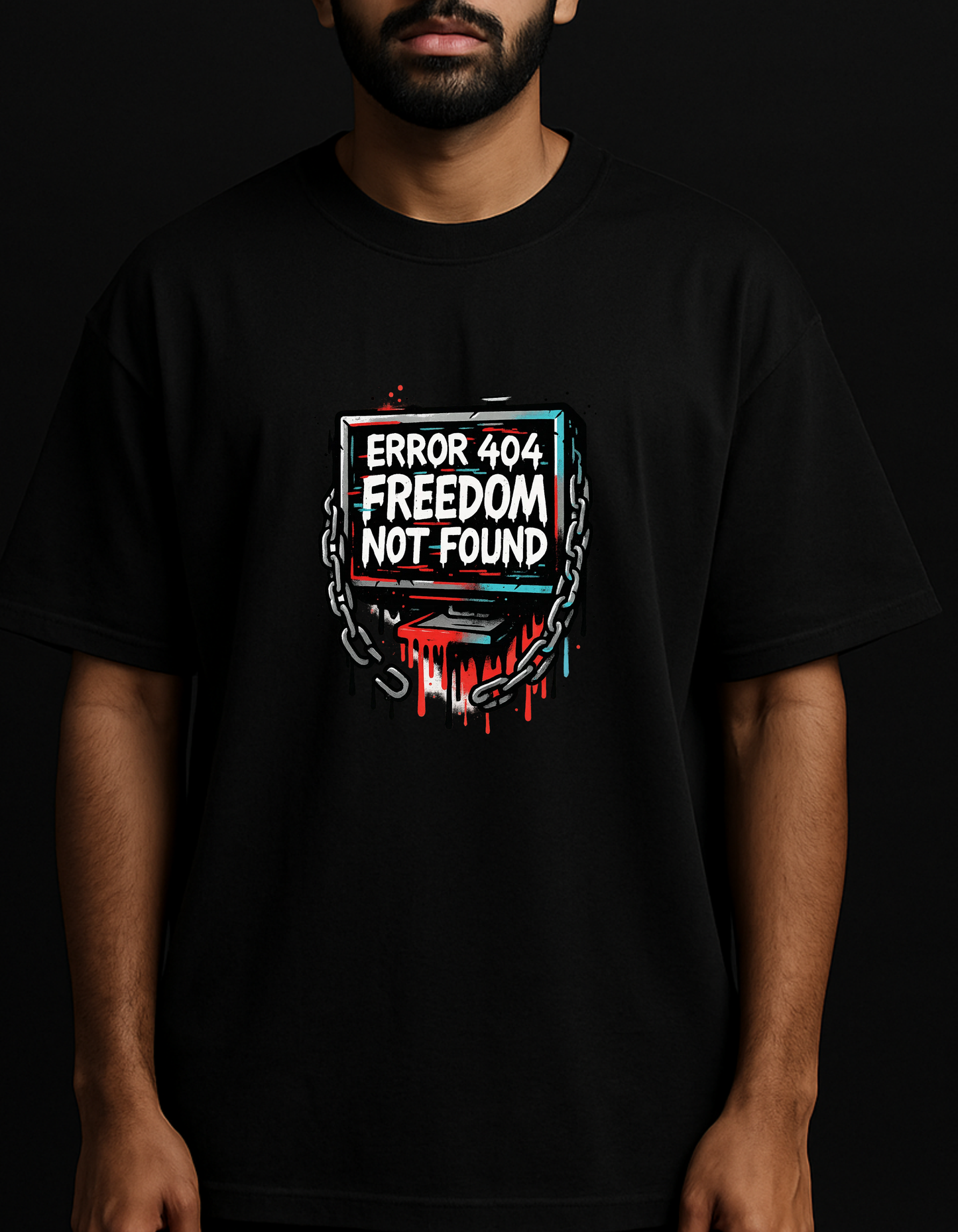 Rebelizzed FREEDOM NOT FOUND – Soft, Durable and Premium 100% Cotton T-Shirts for Men - REBELIZZED