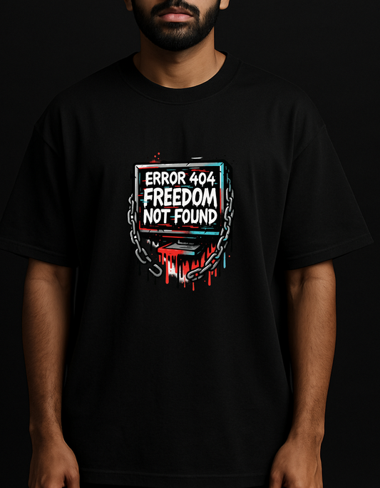 Rebelizzed FREEDOM NOT FOUND – Soft, Durable and Premium 100% Cotton T-Shirts for Men - REBELIZZED