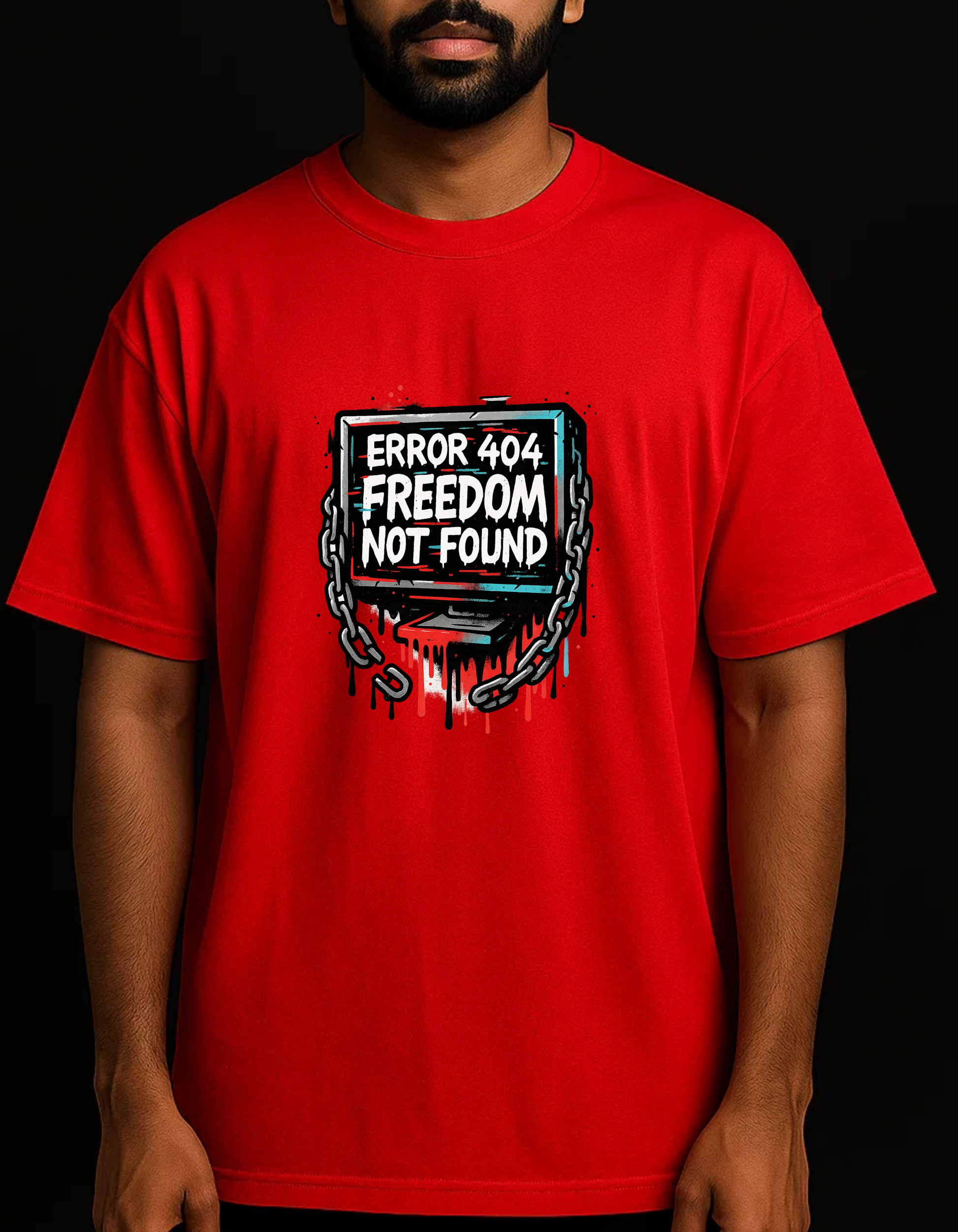 Rebelizzed FREEDOM NOT FOUND – Soft, Durable and Premium 100% Cotton T-Shirts for Men - REBELIZZED