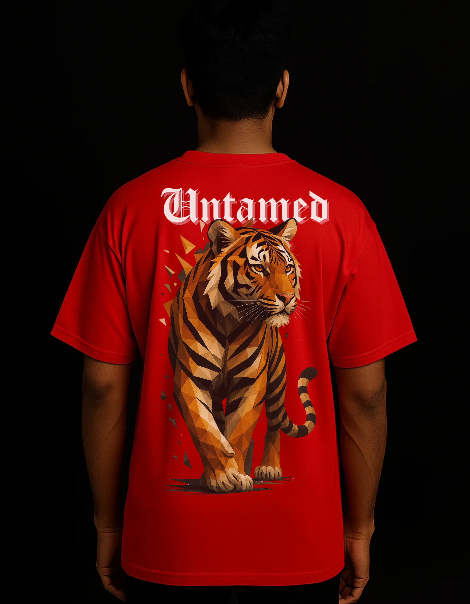 Rebelizzed UNTAMED (BACK PRINT) – Soft, Durable and Premium 100% Cotton T-Shirts for Men