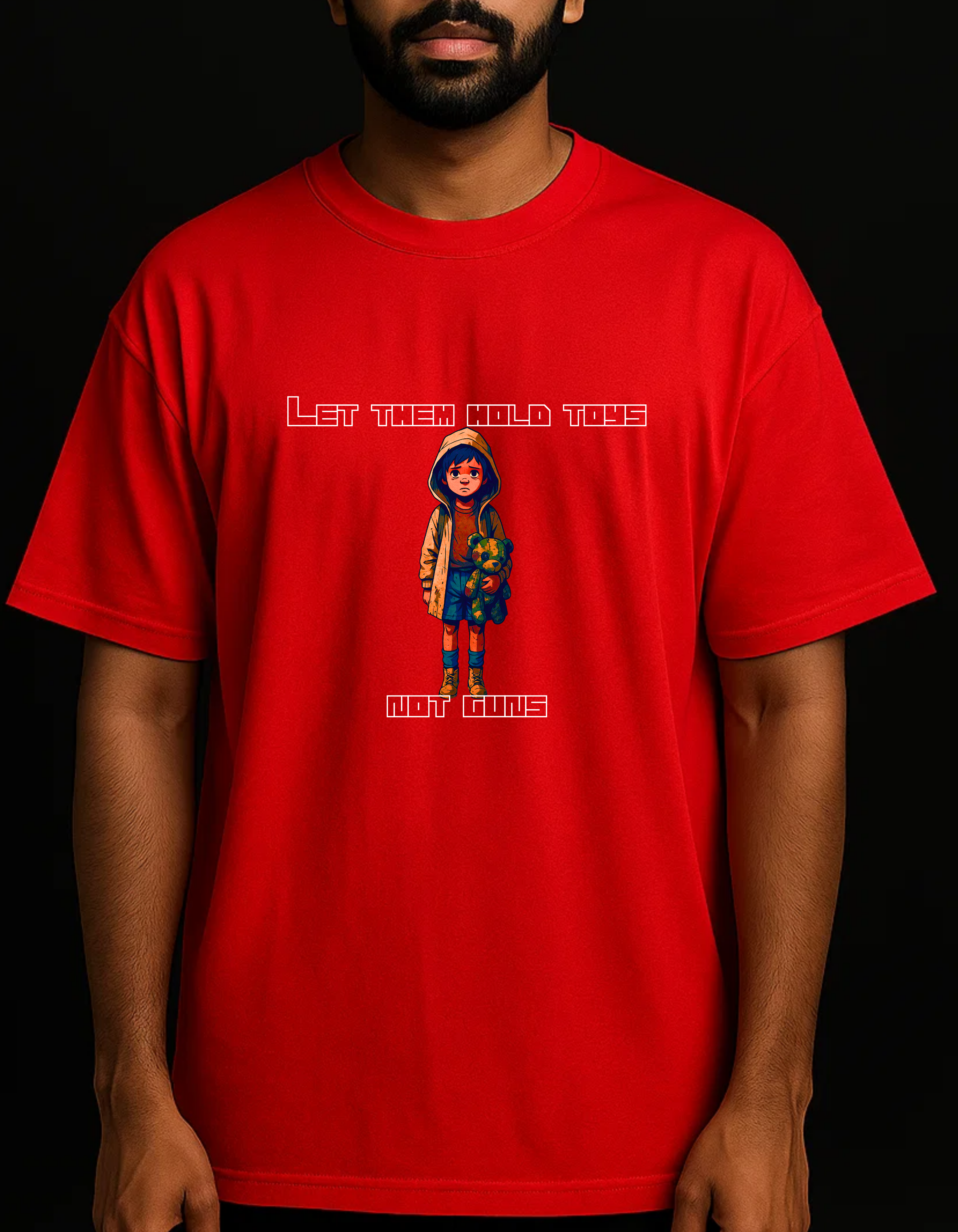 Rebelizzed STOP WARS – Soft, Durable and Premium 100% Cotton T-Shirts for Men