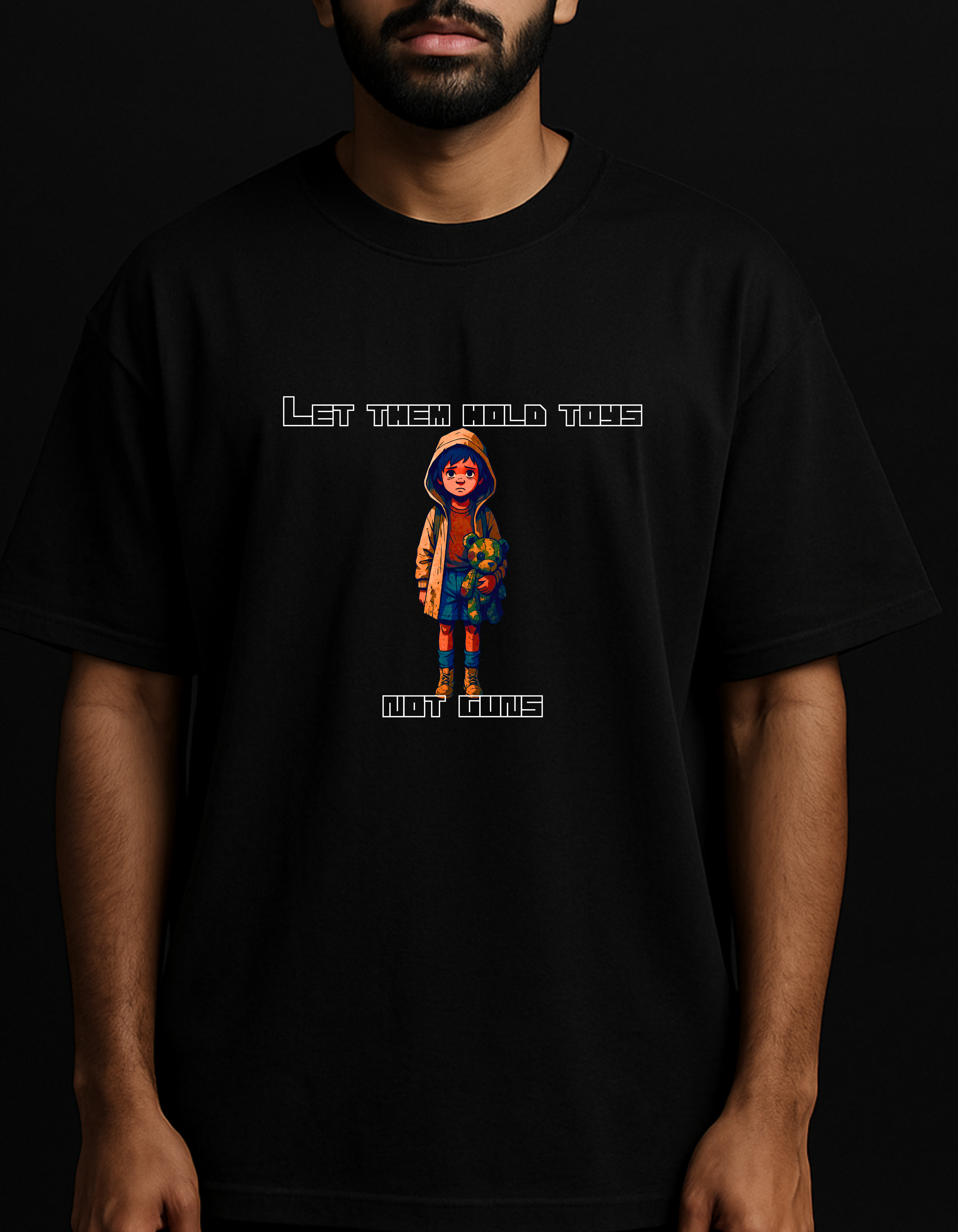 Rebelizzed STOP WARS – Soft, Durable and Premium 100% Cotton T-Shirts for Men