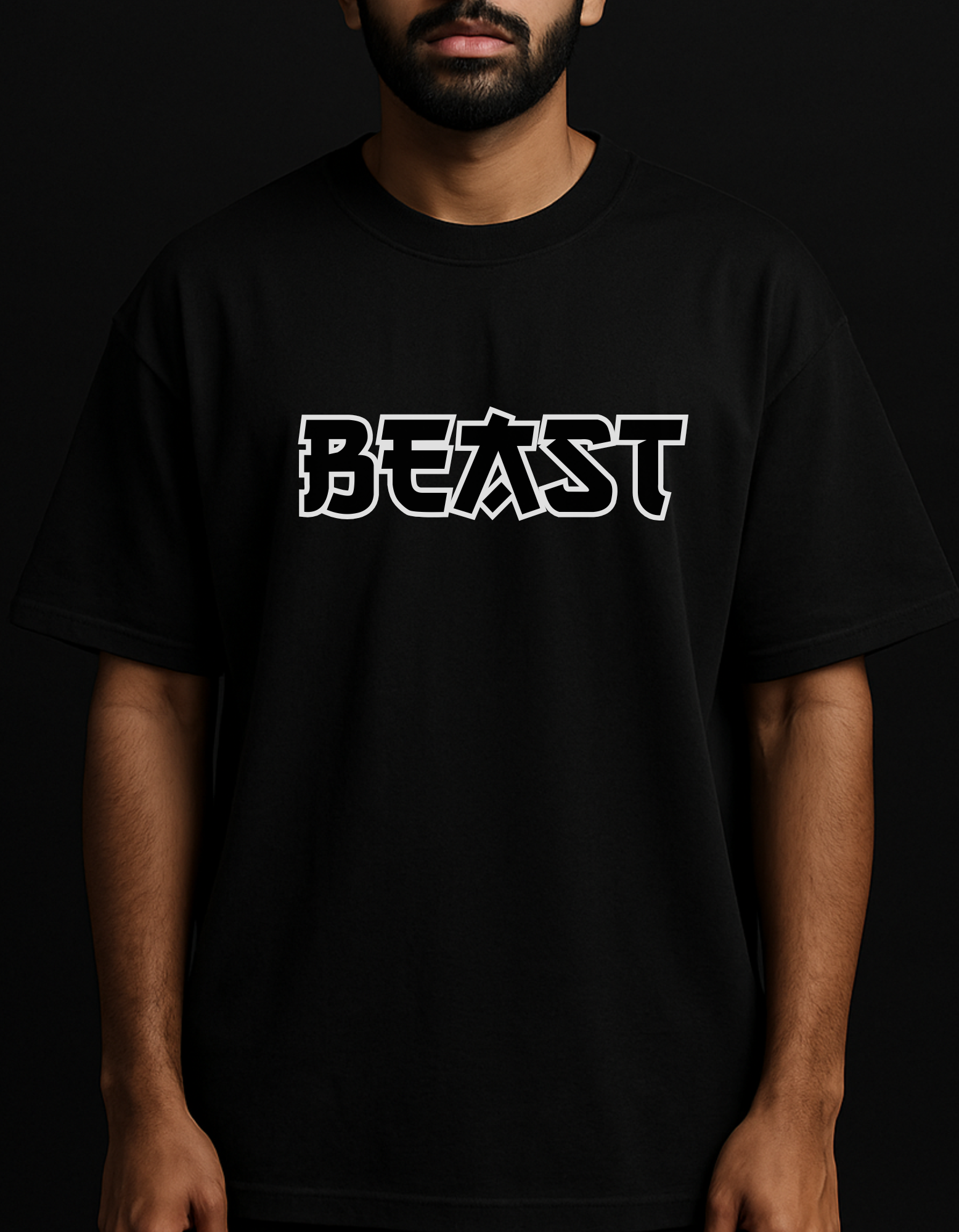 Rebelizzed BEAST Lion – Soft and Durable Streetwear - 100% Cotton T-Shirts for Men