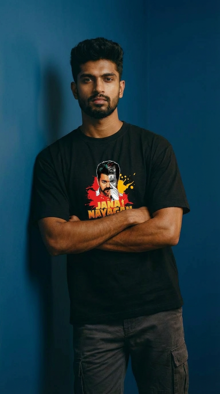 Rebelizzed Iconic Rebel edition - Thalapathy - JanaNayagan -Unisex tees (Oversized/Classic Fit)