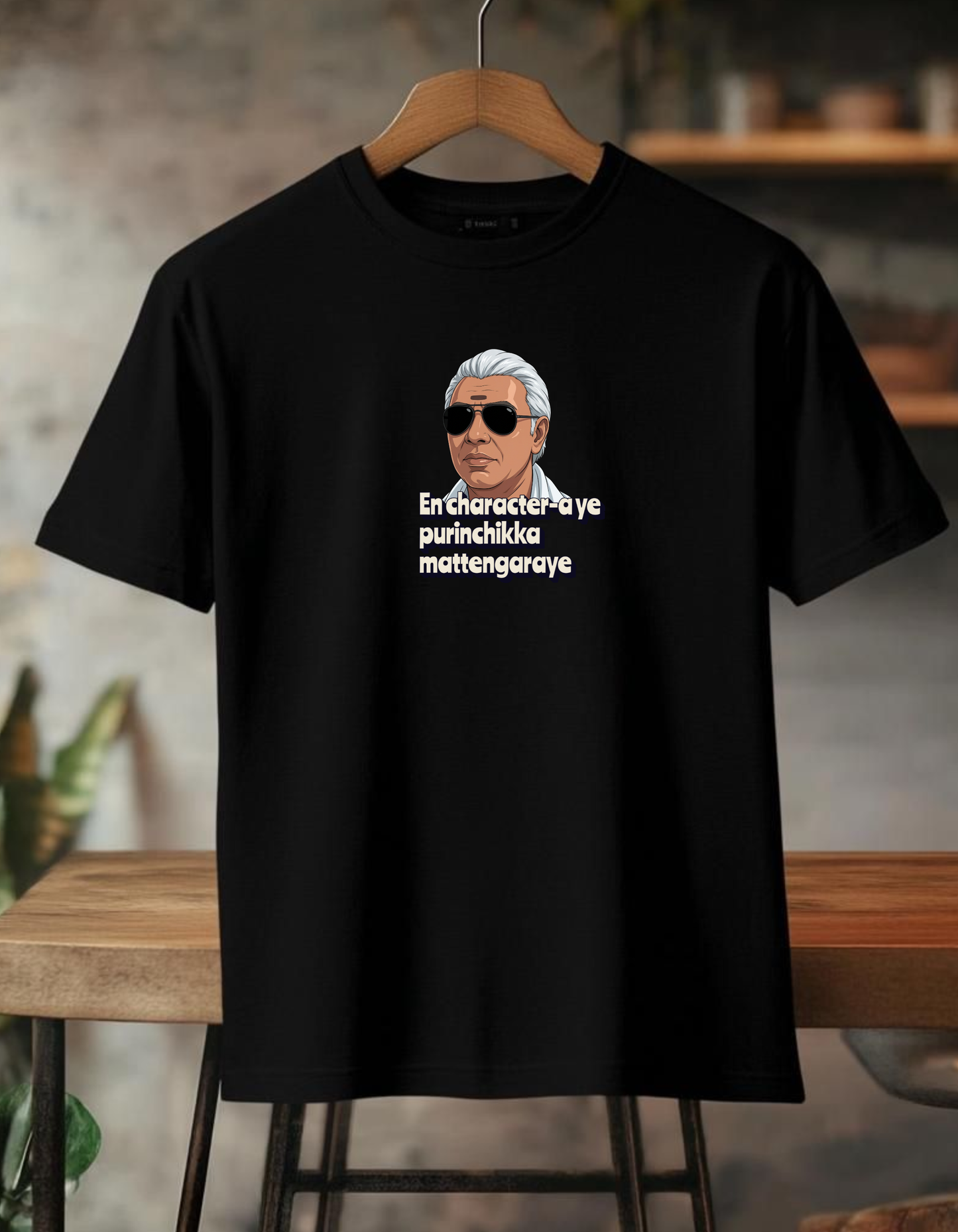 Rebelizzed Tamil Typography T-Shirt - Characteraye purijika maatreye