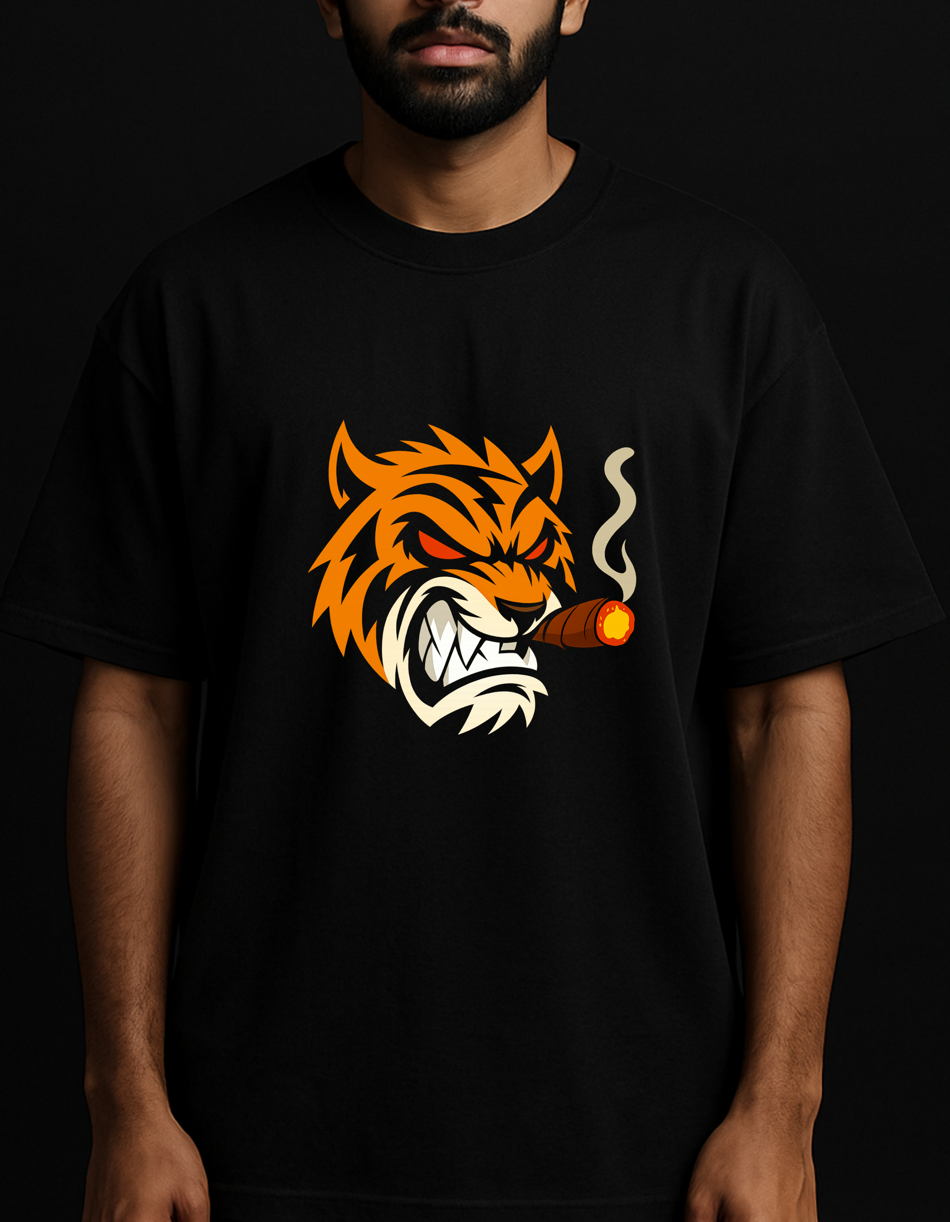 Rebelizzed Beast – Soft and Durable Streetwear - 100% Cotton T-Shirts for Men
