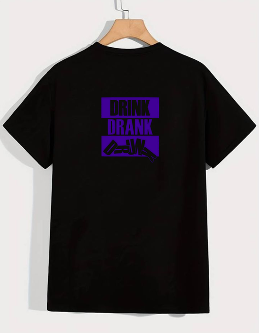 Rebelizzed Original 100% Cotton Unisex Oversized Tee – DRINK/DRANK/DRUNK - REBELIZZED