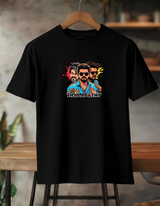 Rebelizzed Iconic Rebel edition - Thalapathy Trinity -Unisex tees (Oversized/Classic Fit)