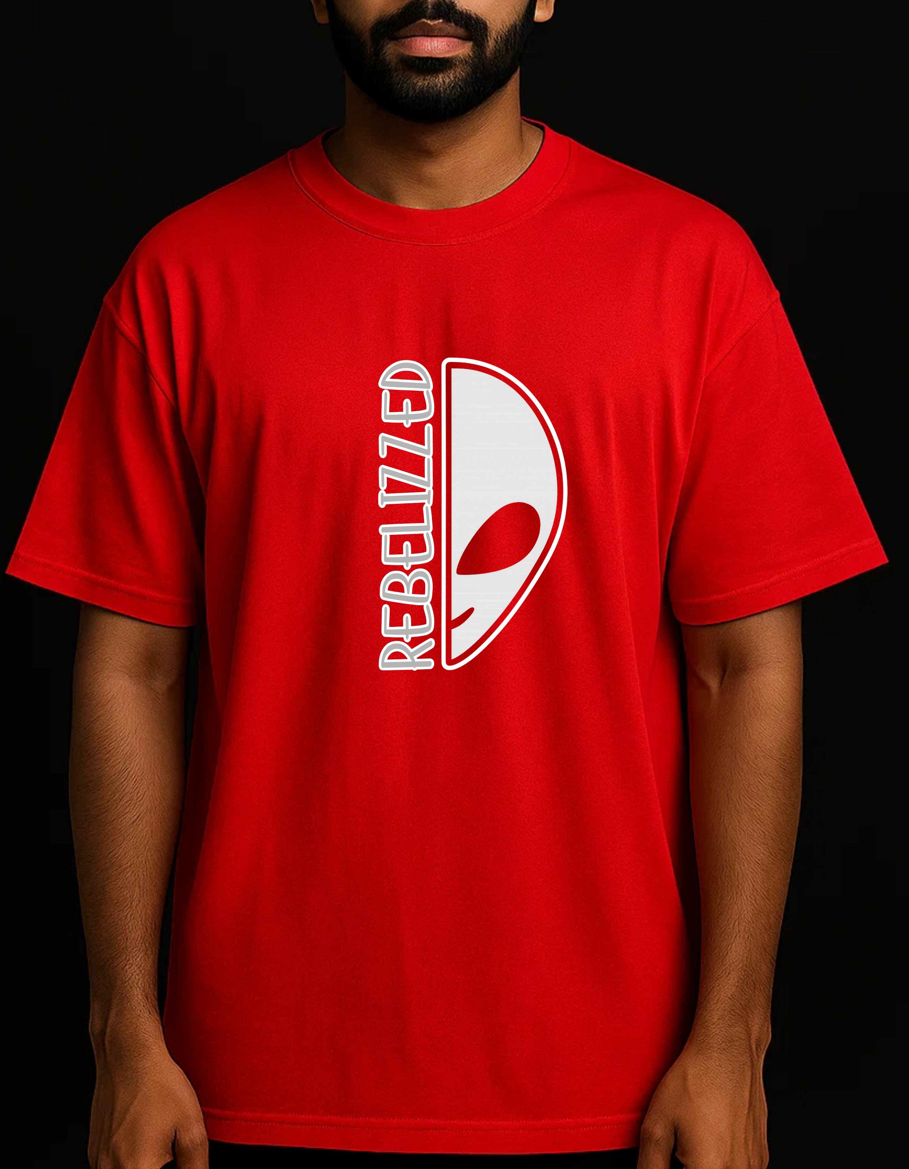 Rebelizzed REBELFACE – Soft, Durable and Premium 100% Cotton T-Shirts for Men
