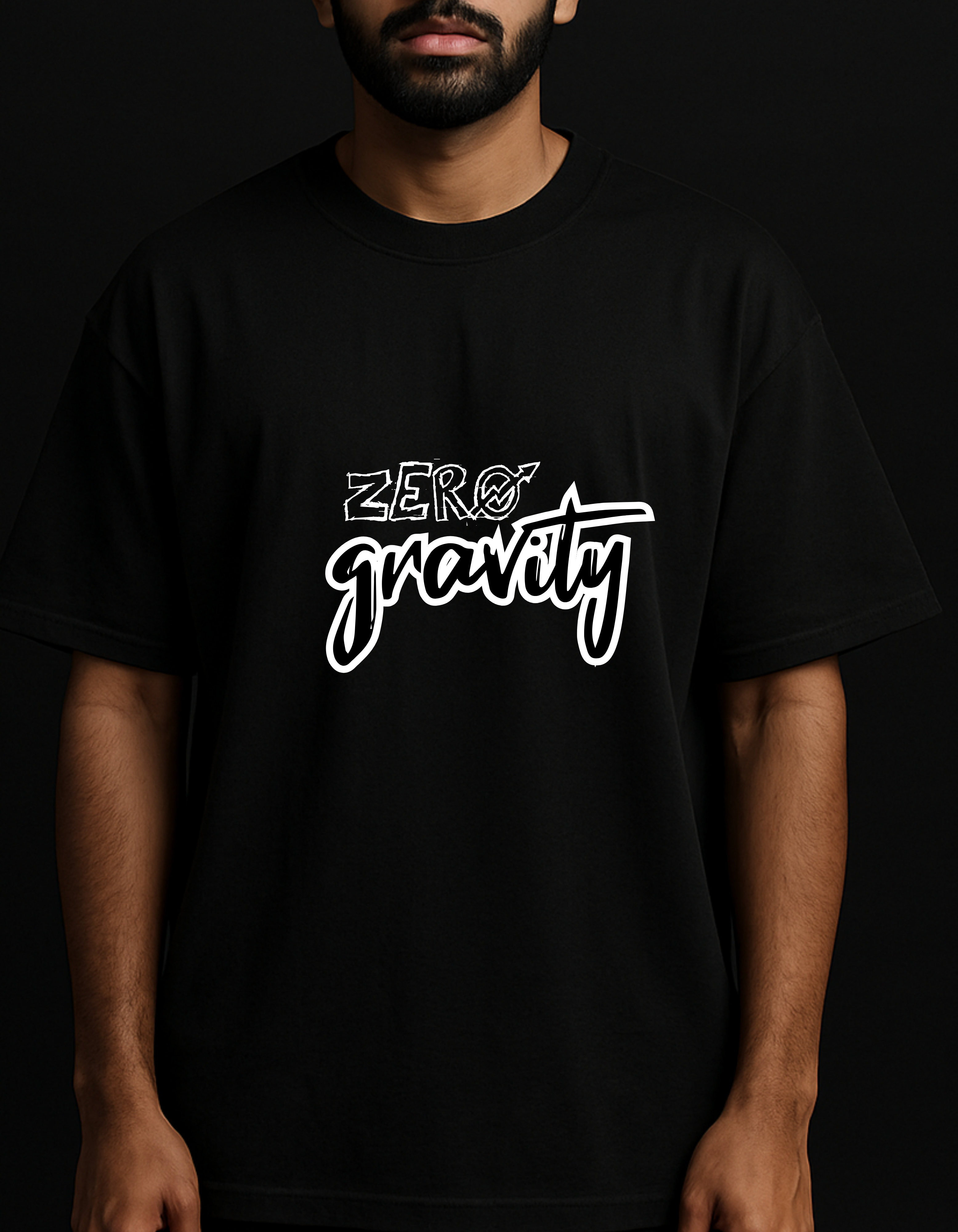 Rebelizzed ZERO GRAVITY (FRONT PRINT) – Soft, Durable and Premium 100% Cotton T-Shirts for Men