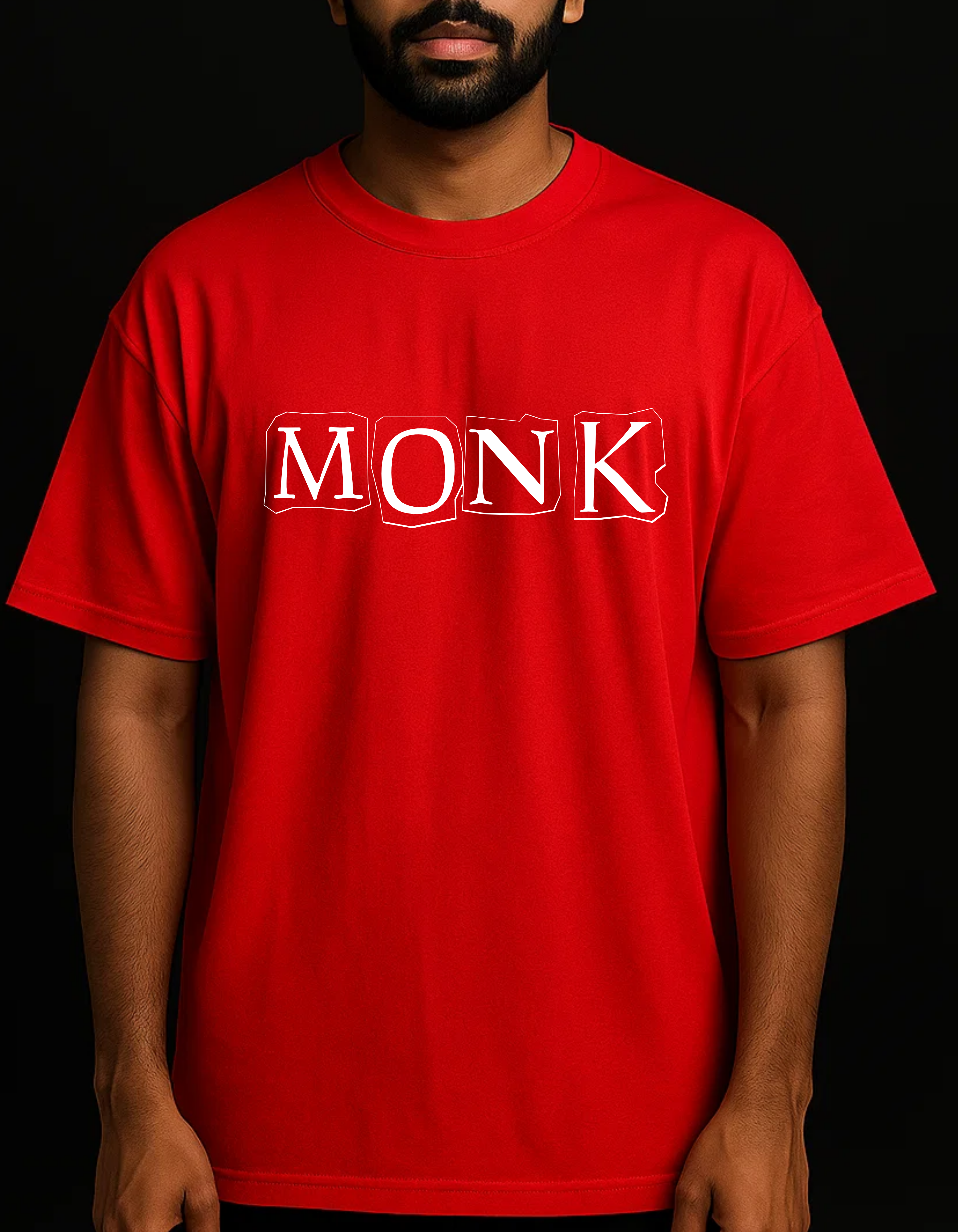 Rebelizzed MONK (BACK PRINT)– Soft, Durable and Premium 100% Cotton T-Shirts for Men